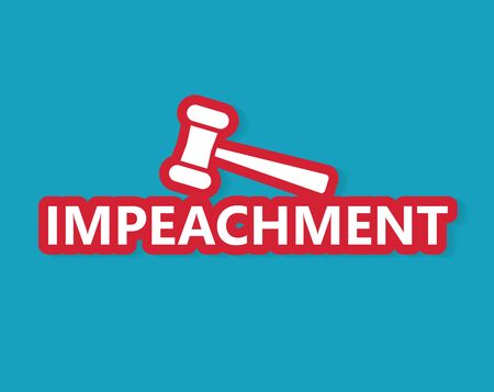impeachment concept- vector illustrationのイラスト素材