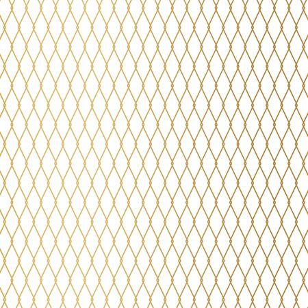 golden metal wire fence background- vector illustrationのイラスト素材