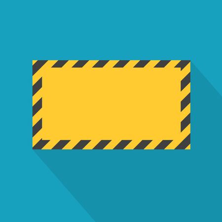caution sign board- vector illustrationのイラスト素材