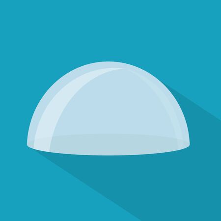 transparent glass dome icon- vector illustrationのイラスト素材