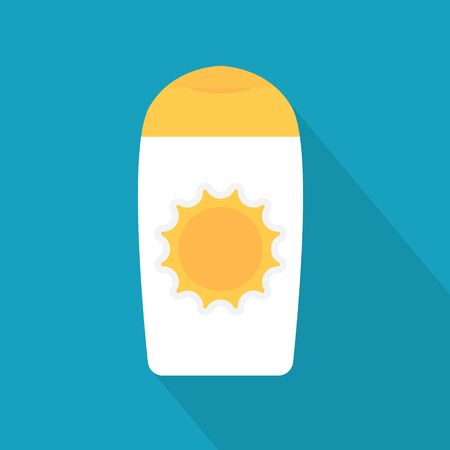 sun protection lotion icon- vector illustrationのイラスト素材