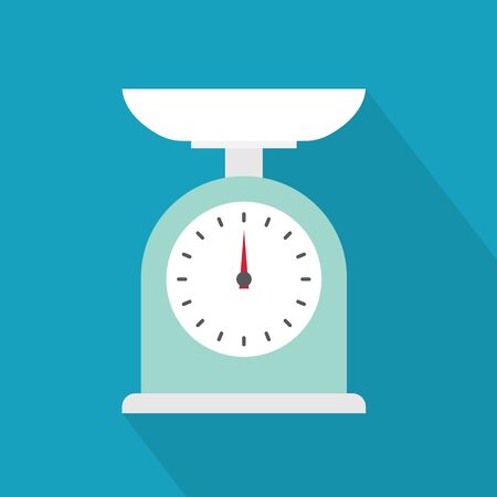 kitchen scale weight icon - vector illustrationのイラスト素材