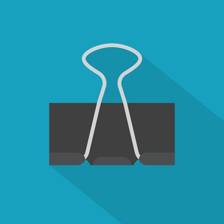 paper clip icon - vector illustrationのイラスト素材