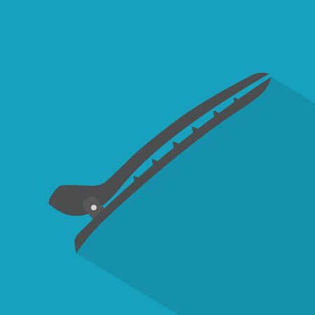 hair clip icon - vector illustrationのイラスト素材
