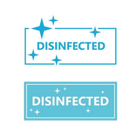 disinfected sign icon- vector illustrationのイラスト素材