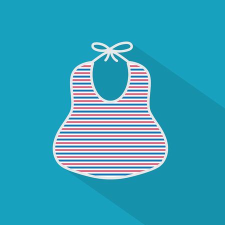 baby bib icon - vector illustrationのイラスト素材