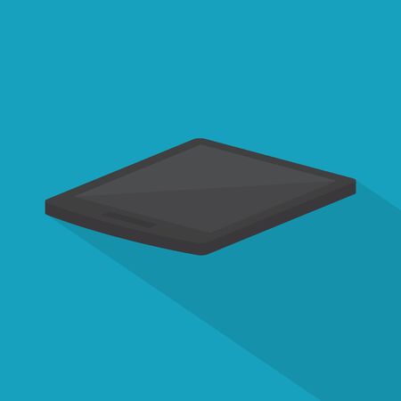e-book reader- vector illustrationのイラスト素材