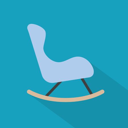rocking chair icon- vector illustrationのイラスト素材