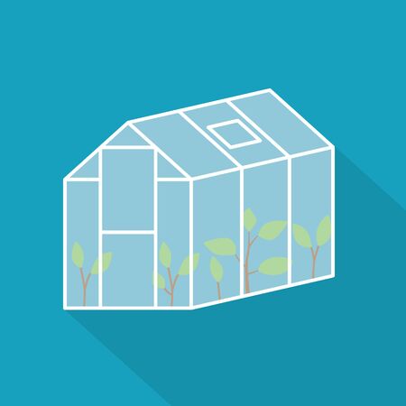 garden greenhouse icon- vector illustrationのイラスト素材