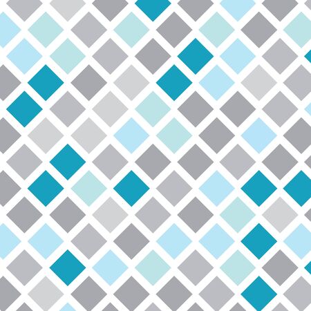 unequal mosaic squares pattern- vector illustrationのイラスト素材