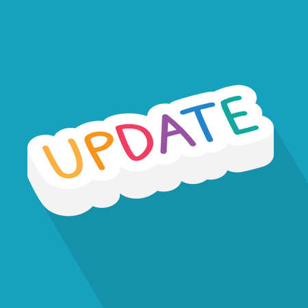 update word concept - vector illustrationのイラスト素材