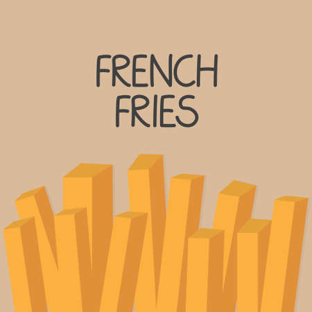 french fries icon- vector illustrationのイラスト素材