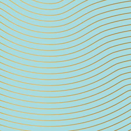abstract background of golden wavy lines- vector illustration