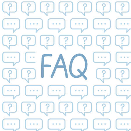 FAQ (Frequently Asked Questions) concept- vector illustrationのイラスト素材