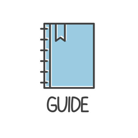 guide, user manual, travel concept- vector illustrationのイラスト素材