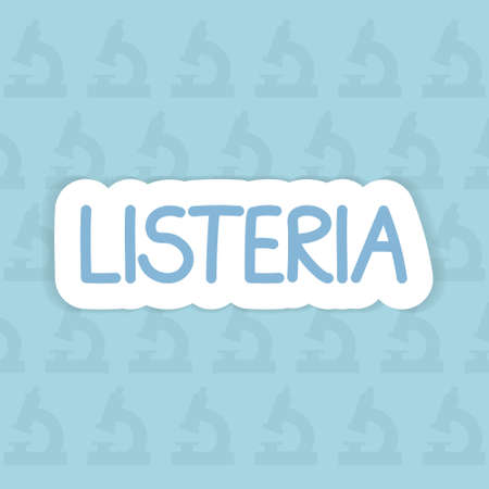 listeria disease concept - vector illustrationのイラスト素材