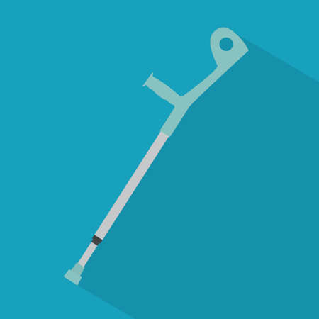 orthopedic crutch icon- vector illustrationのイラスト素材