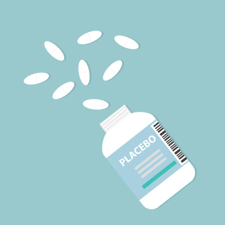 medical placebo pills - vector illustrationのイラスト素材
