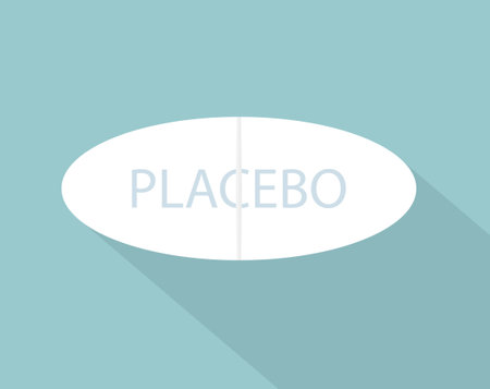 placebo pill concept - vector illustrationのイラスト素材