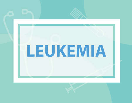 leukemia disease concept vector illustrationのイラスト素材