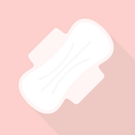 sanitary napkin icon vector illustrationのイラスト素材