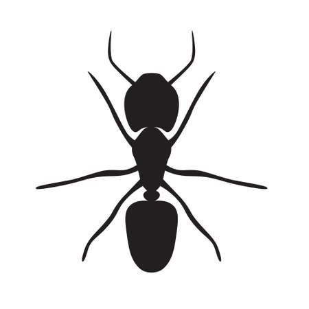 black ant icon- vector illustrationのイラスト素材