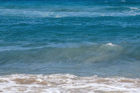 blue sea waves background