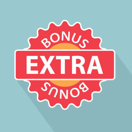 extra bonus stamp - vector illustrationのイラスト素材