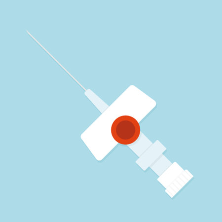 Intravenous cannula icon- vector illustrationのイラスト素材