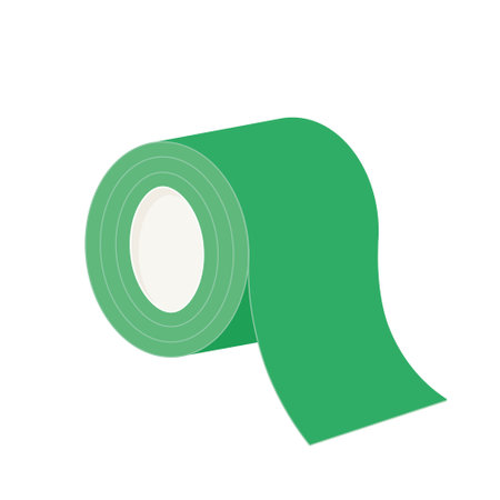roll of kinesio tape- vector illustrationのイラスト素材