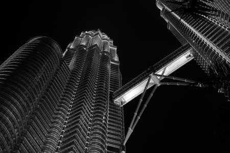 Malaysia Twin Tower the tallest building in the worldのeditorial素材