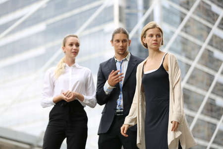 Business Teamwork concept., Business people get a trophy and  celebrate in Achieving success.の写真素材