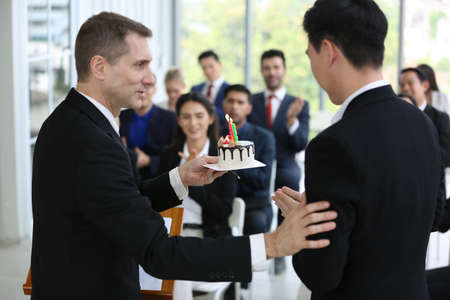 Group of people in Business corporate Event training seminar, the congratulation success of the...
