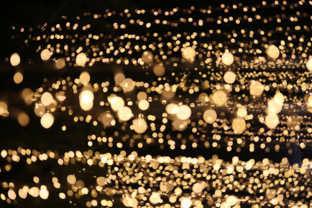 Abstract bokeh light background.の写真素材