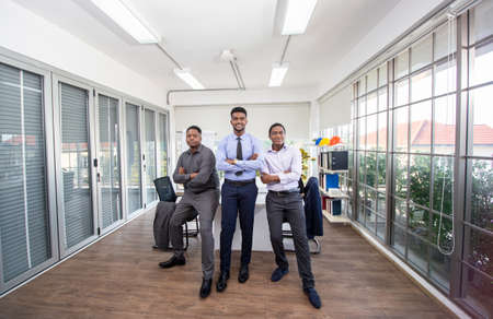 Successful Businessman Coaching People Officeの写真素材