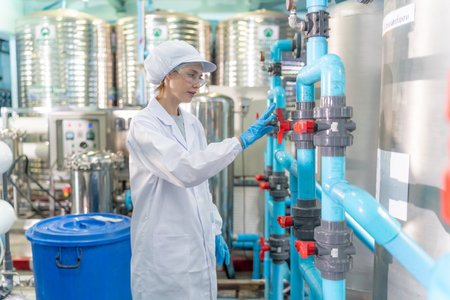 Specialist in factory checking bottles and Reverse osmosis system for water drinking plant.