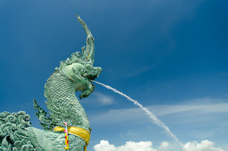 dragon head of thailandの写真素材