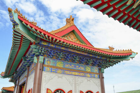 Chinese buddhist temple in thailand.
