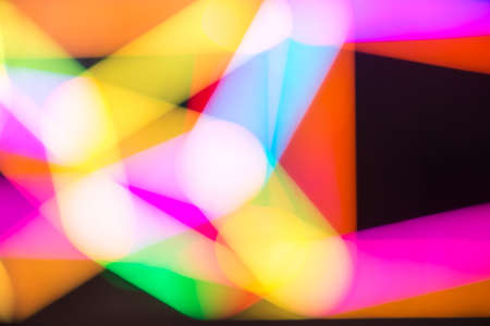 Colorful bokeh abstract light backgroundの写真素材