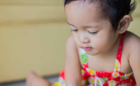 Portrait of adorable little girl