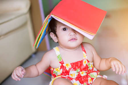 Portrait of adorable little girl