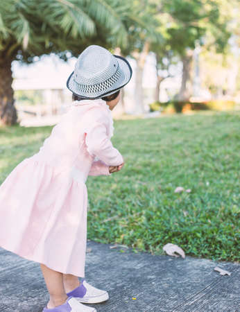 Portrait of adorable little girlの写真素材