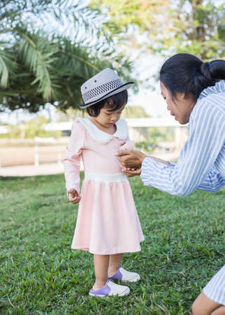 Portrait of adorable little girlの写真素材