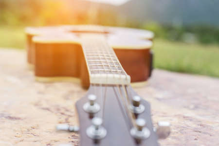 Acoustic guitar.の写真素材