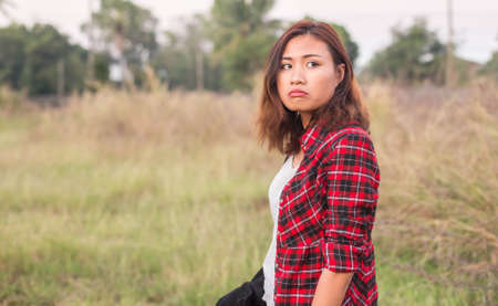 Depression in womenの写真素材