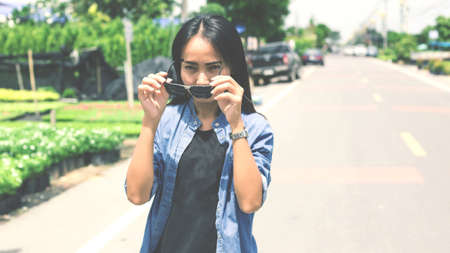 Happy womanの写真素材