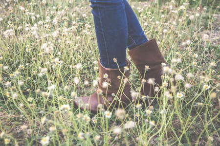 Woman legsの写真素材