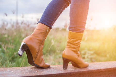 Woman legsの写真素材