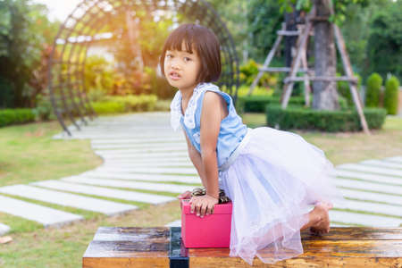 Giving a gift to someone specialの写真素材