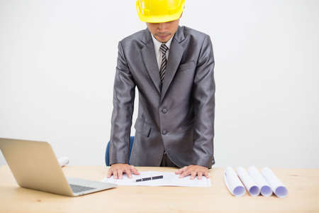 Engineer checks shipment of chemicals at oil and gas industry pipeline job site stock photoの写真素材